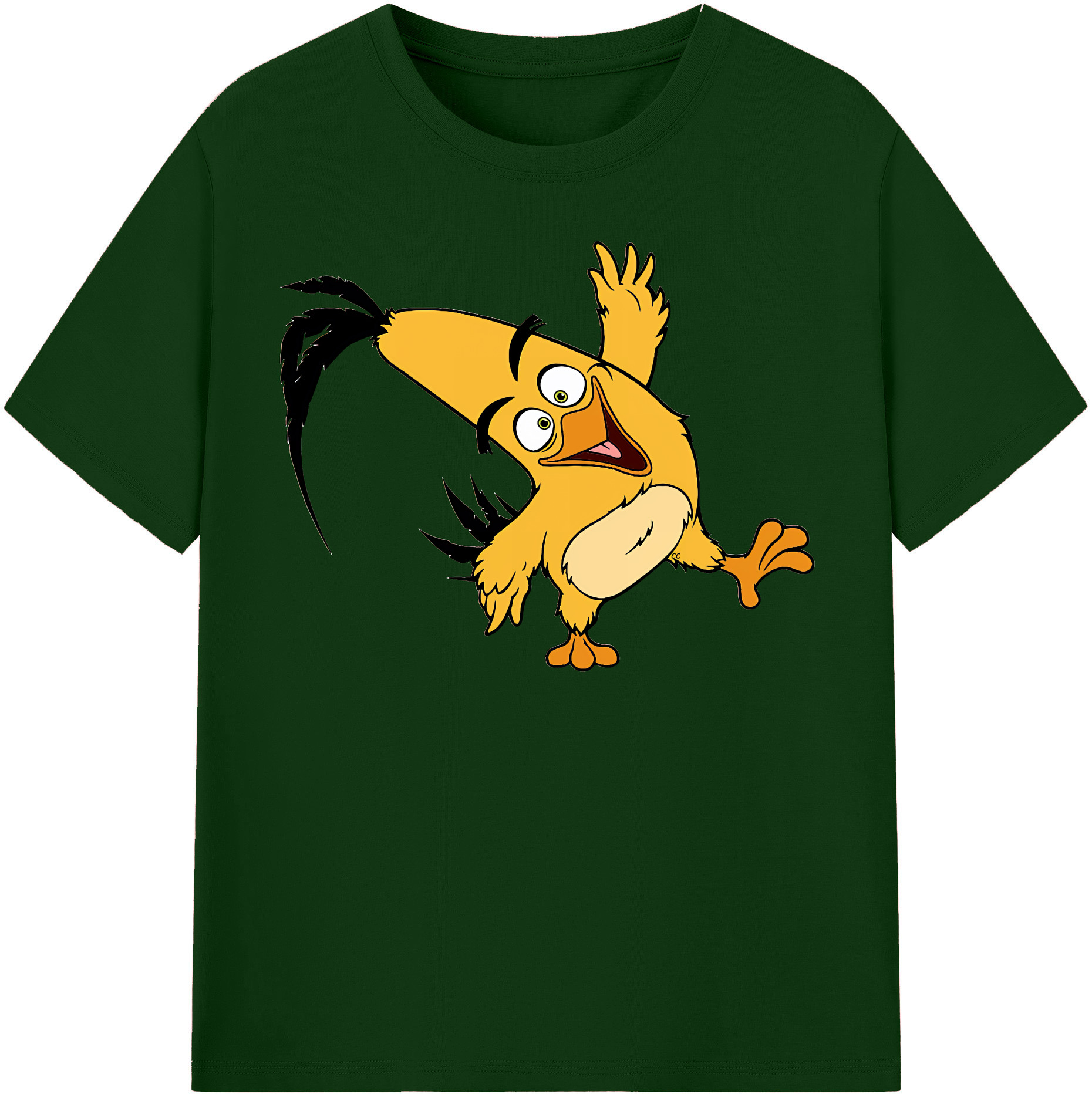 （画像用） Angry Birds アングリーバード 綿100％半袖Tシャツ（フロントプリント）